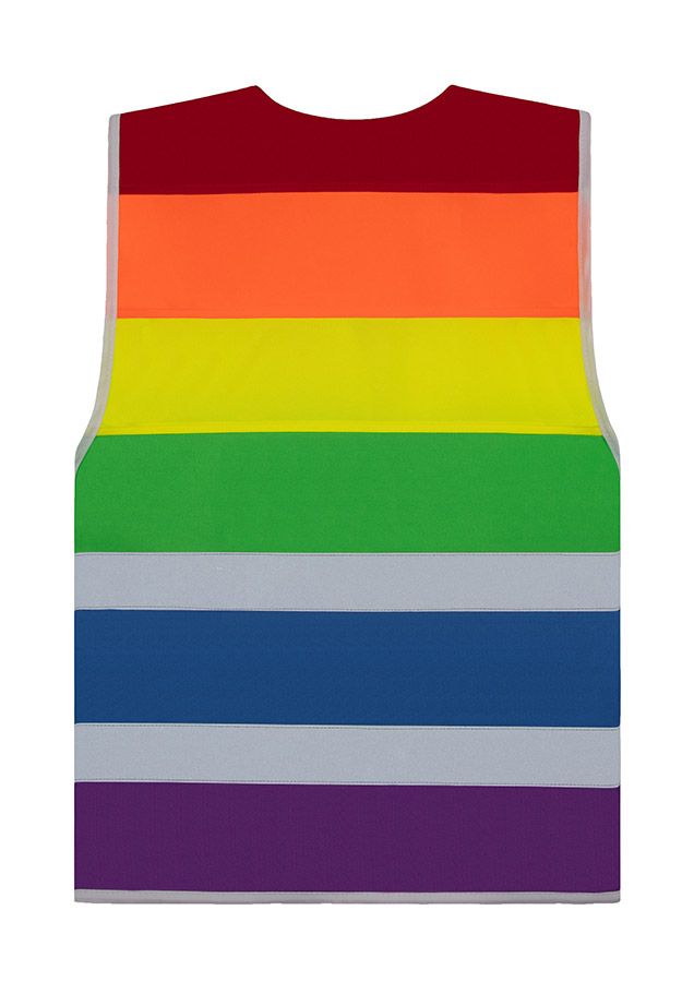 Reflexväst “Pride“ - Regnbåge - CO2 Neutral