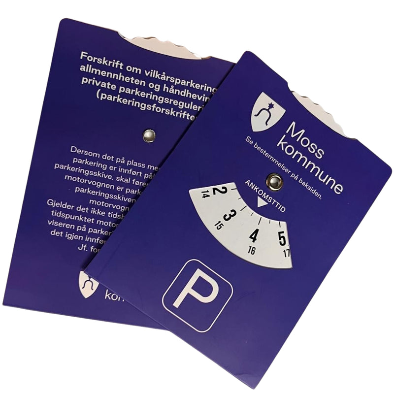 Parkeringsskiva med tryck - Classic, med fönster – Profileproduction