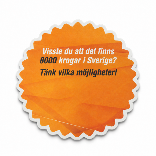 Glasunderlägg egen form 93x93 mm – vit