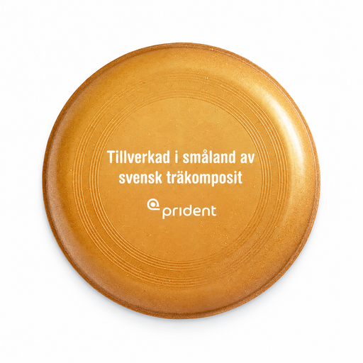 Frisbee Ø 215 mm träkomposit – centrerad produktbild