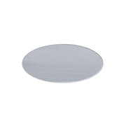 Arninge oval namnbricka i plast 29 × 60 mm – Silver