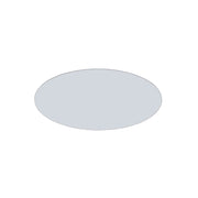 Arninge oval namnbricka i plast 29 × 60 mm – Vit