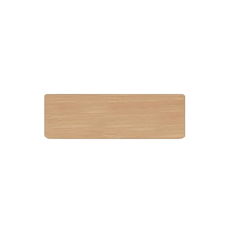 Rimbo rektangulär namnbricka i trä 18 × 60 mm – Bambu