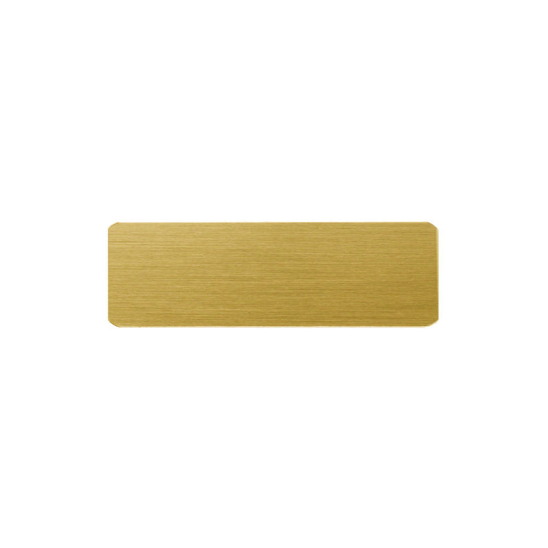 Rimbo rektangulär namnbricka i metall 18 × 60 mm