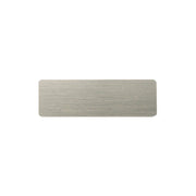 Rimbo rektangulär namnbricka i metall 18 × 60 mm – Silver