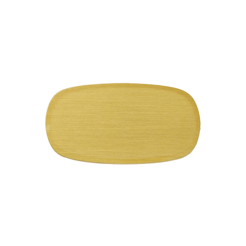 Tibble TV-formad namnbricka i metall 32 × 63 mm – Guld