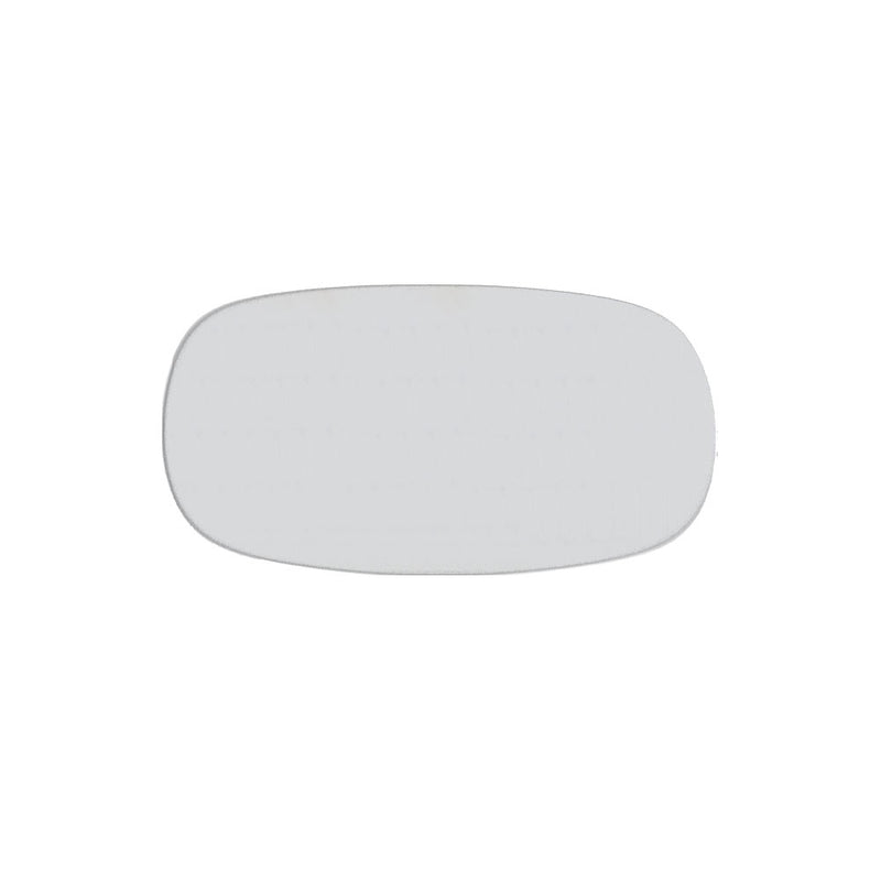 Tibble TV-formad namnbricka i plast 32 × 63 mm – Vit