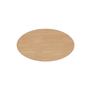 Ormsta oval namnbricka i trä 34 × 59 mm – Bambu