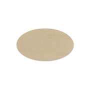 Ormsta oval namnbricka i trä 34 × 59 mm – Björk