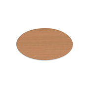 Ormsta oval namnbricka i trä 34 × 59 mm – Körsbär
