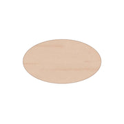 Ormsta oval namnbricka i trä 34 × 59 mm – Lönn