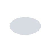 Ormsta oval namnbricka i plast 34 × 59 mm – Vit