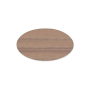 Ormsta oval namnbricka i trä 34 × 59 mm