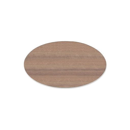 Ormsta oval namnbricka i trä 34 × 59 mm