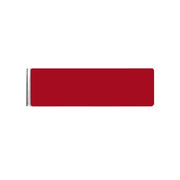 Hägernäs namnbricka med militärklämma 25 × 80 mm – Röd