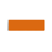Hägernäs namnbricka med militärklämma 25 × 80 mm – Orange
