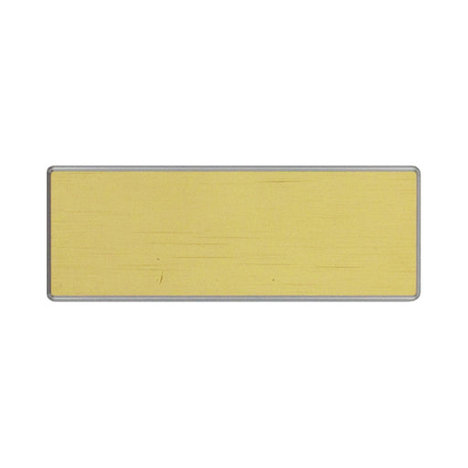 Venice rektangulär namnbricka i aluminium 25 × 69 mm