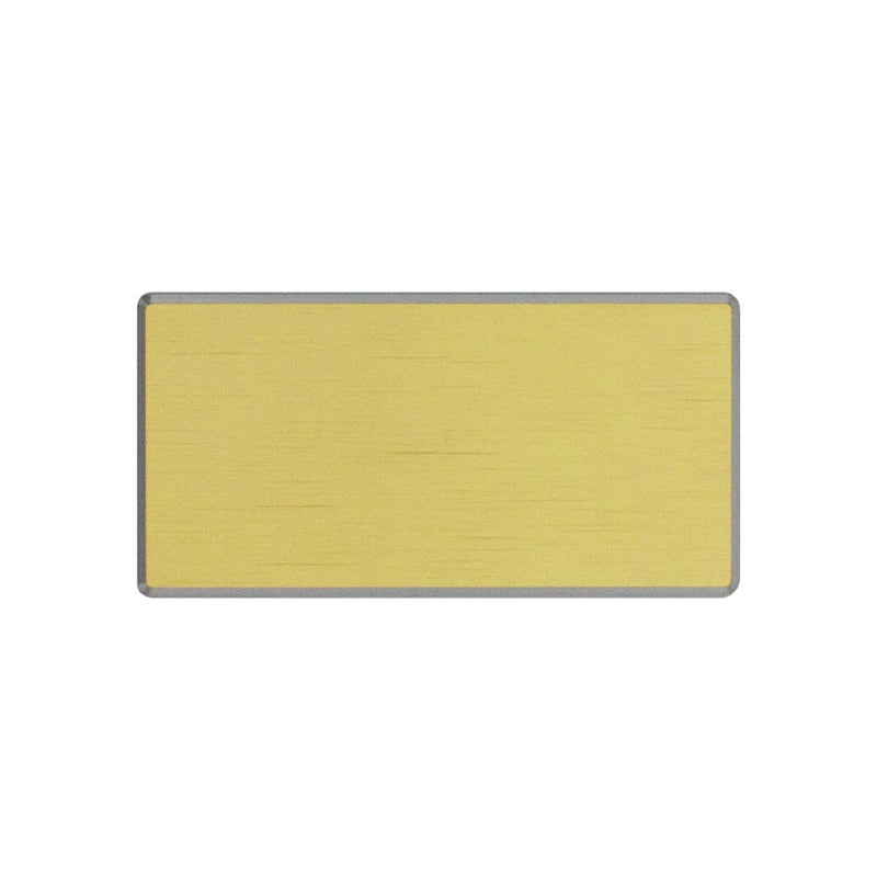 Konstantinopel rektangulär namnbricka i aluminium 30 × 60 mm