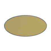 Munchen oval namnbricka i aluminium 38 × 76 mm