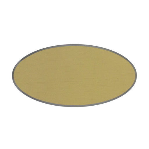 Munchen oval namnbricka i aluminium 38 × 76 mm