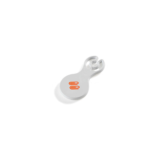 Kundvagnsmynt Snäpptian 10 DKK/1 EUR – vit