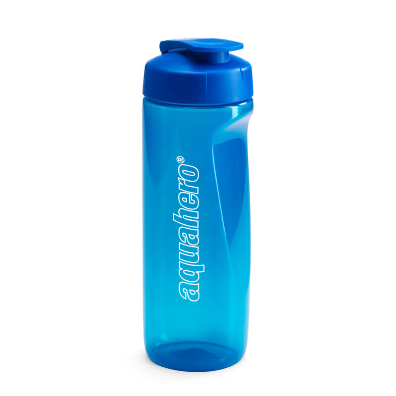 Vattenflaska Kick 700 ml – transparent blå