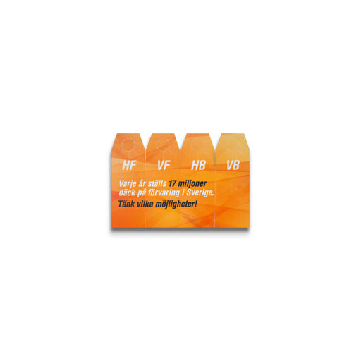 Däckmarkör 63x23x0,3 mm – vit