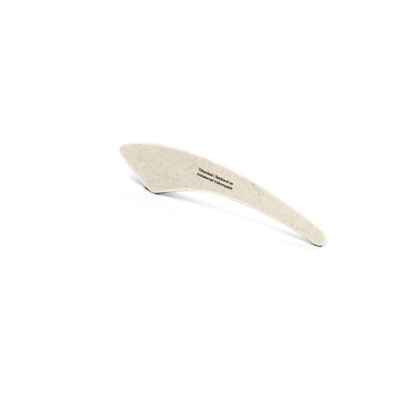 Smörkniv 182x35 mm – träkomposit vit