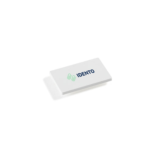 Kylskåpsmagnet hård 40x25 mm – vit