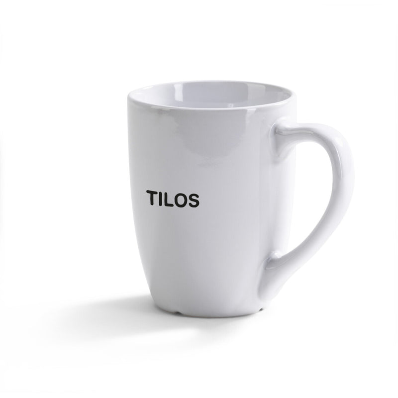 Stengodsmugg Tilos 35 cl – vit