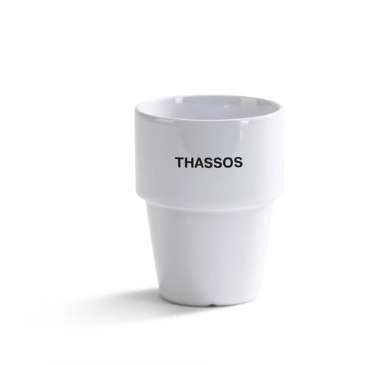 Stengodsmugg Thassos 23 cl – vit