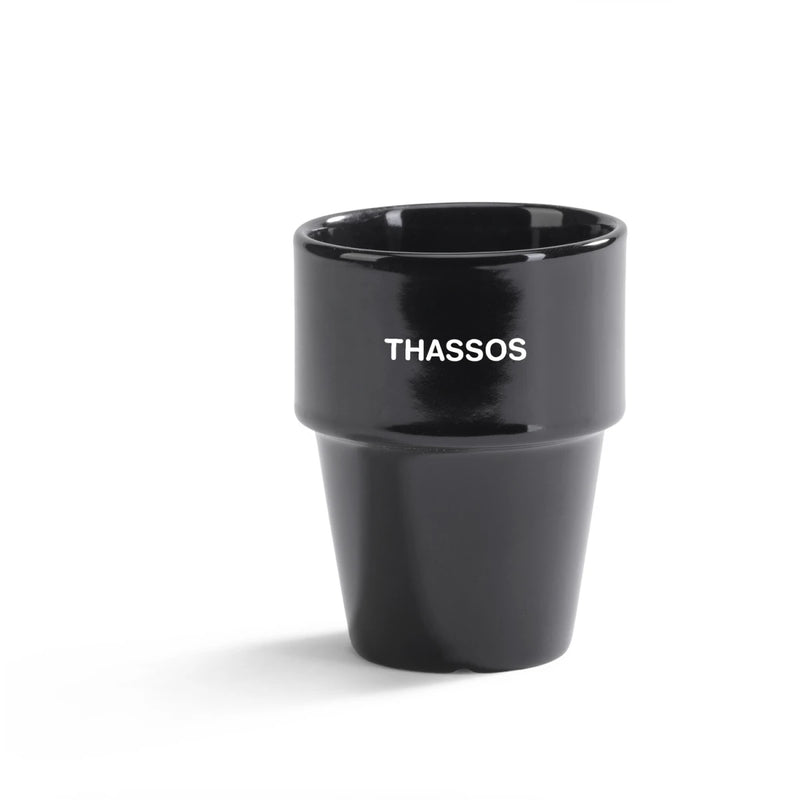 Stengodsmugg Thassos 23 cl – svart