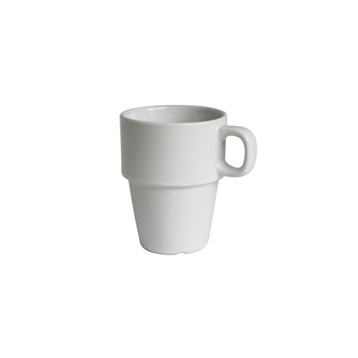 Stengodsmugg Stapla 23cl – vit/vit