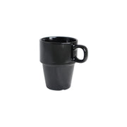 Stengodsmugg Stapla 23cl – svart/svart