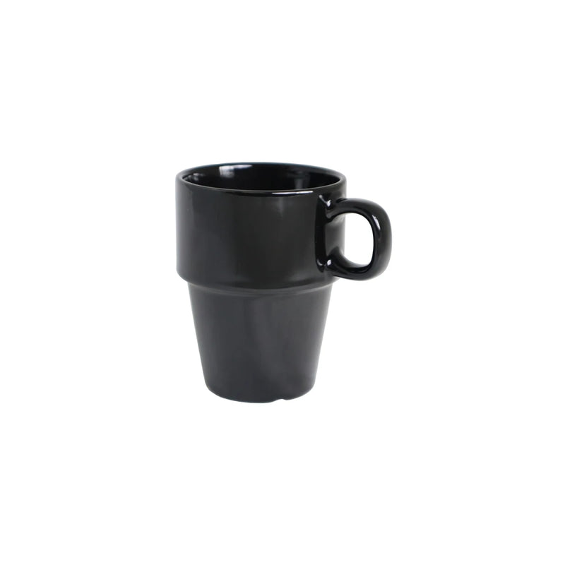 Stengodsmugg Stapla 23cl – svart/svart