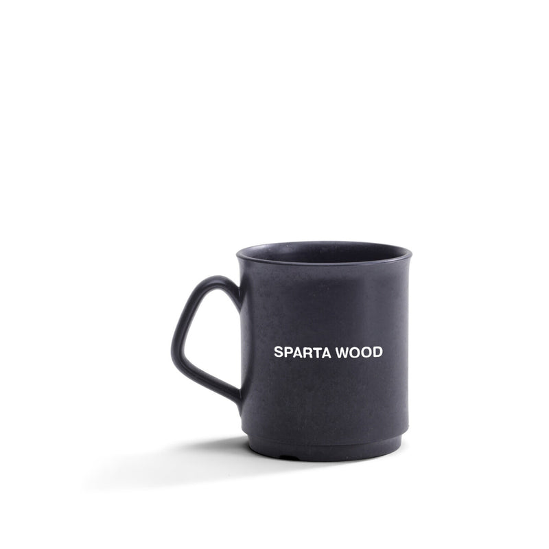 Mugg Sparta Wood – svart