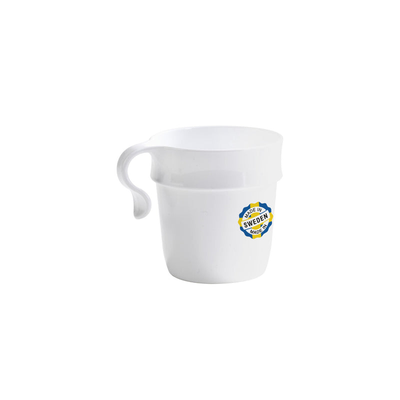 Plastmugg Nordic 30 cl – vit