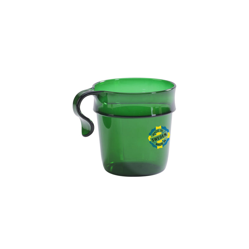 Plastmugg Nordic 30 cl – grön transparent