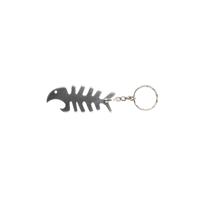 Nyckelring aluminium – djur – Nyckelring aluminium Fisk 65x27 mm | silver
