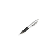 Penna Curvy Caroline 140x15 mm – silver/svart, blått bläck