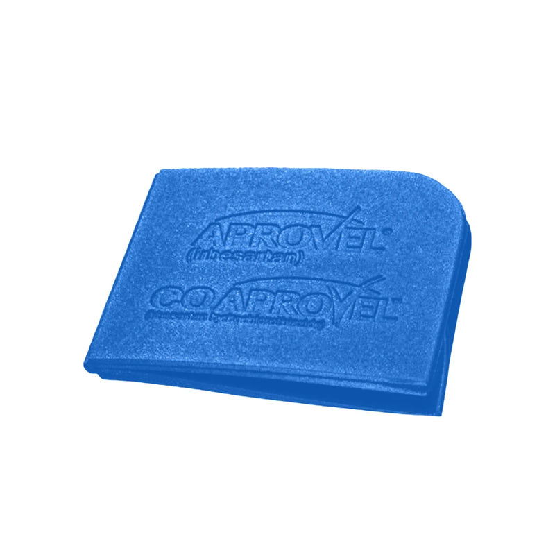 Sittunderlag vikbar präglad 390x290x5 mm – ljusblå