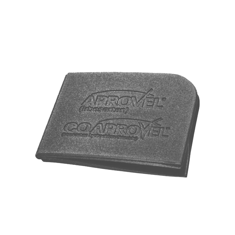 Sittunderlag vikbar präglad 390x290x5 mm – svart