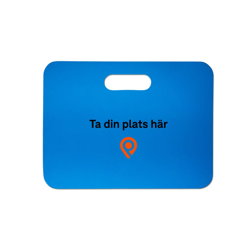 Sittunderlag handtag 360x270x7 mm – blå