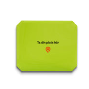 Isskrapa transparent 120x100 mm – limegrön