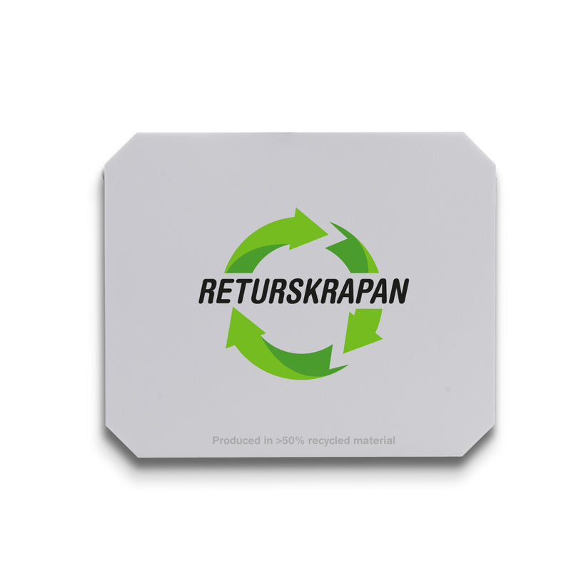 Returskrapan 120x100 mm – vit