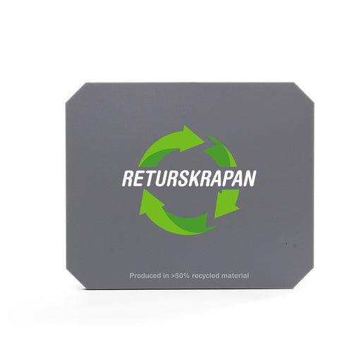 Returskrapan 120x100 mm – grå