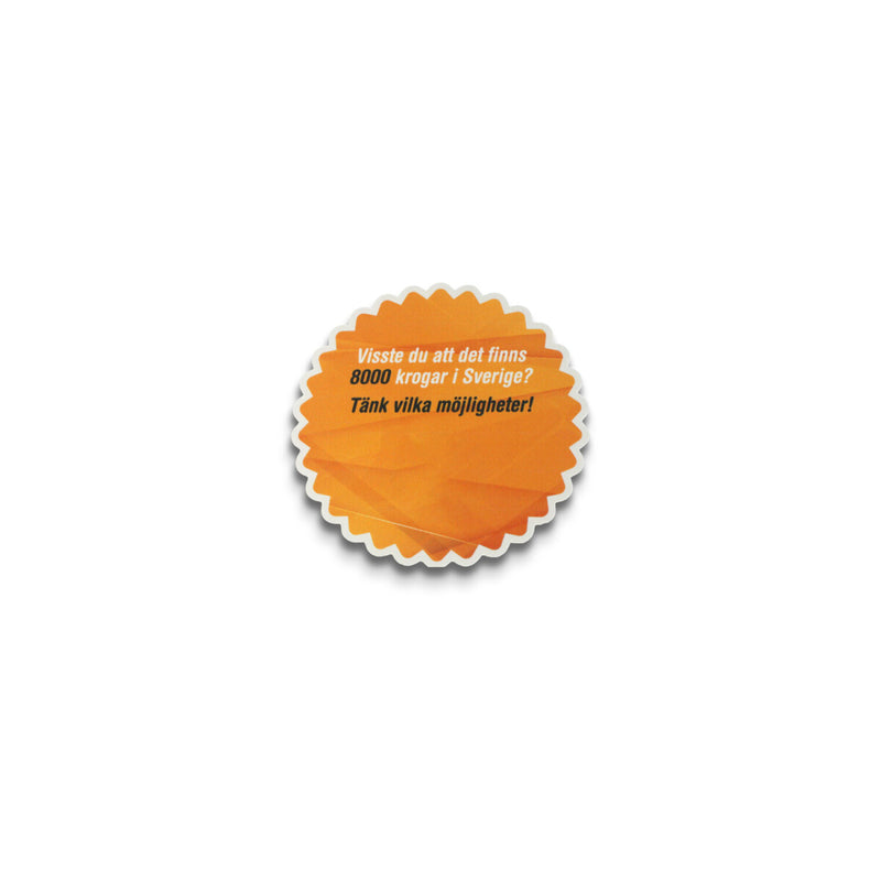 Glasunderlägg egen form 93x93 mm – vit