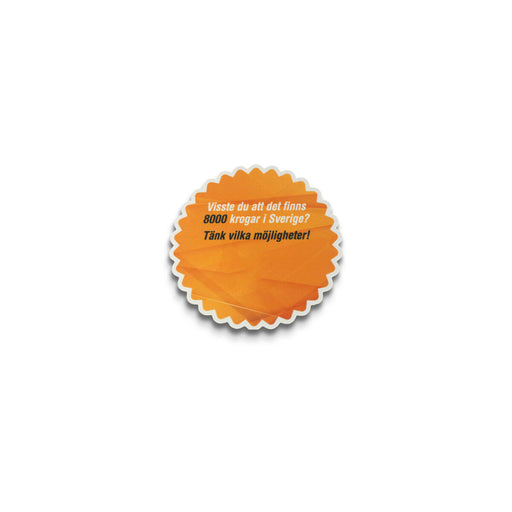 Glasunderlägg egen form 93x93 mm – vit
