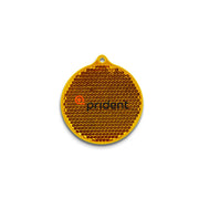 Reflexbricka Rund  Ø 55 mm – orange