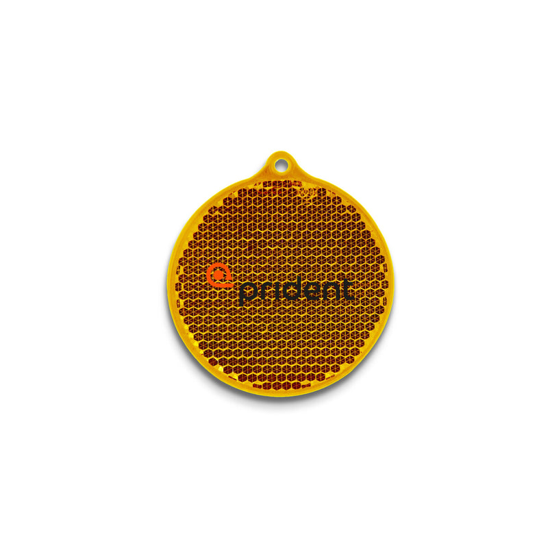 Reflexbricka Rund  Ø 55 mm – orange
